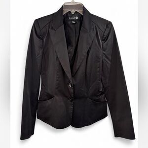 Forever 21 Elegant Black Suit Jacket